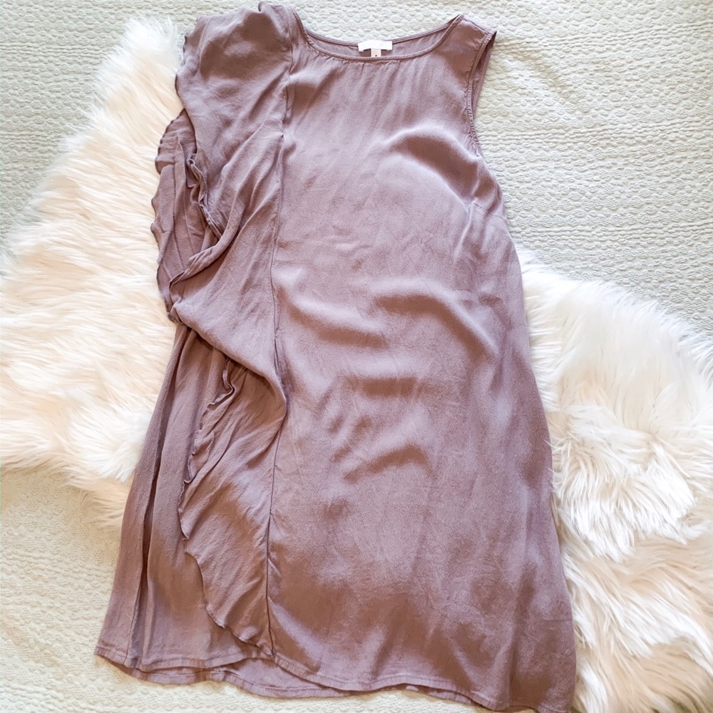 Leith Ruffle Shoulder Dress